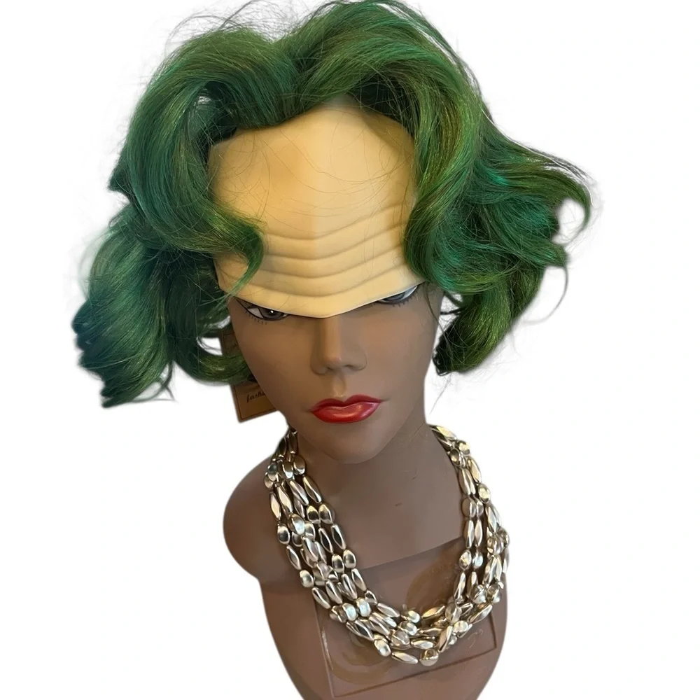 Green Joke Wig Cap Unisex – Fashion Wig H1160HY #3 – New with Tag